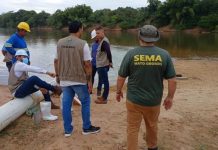 BARRA DO GARÇAS: Sema acompanha coletas no Rio Araguaia para verificar qualidade da água